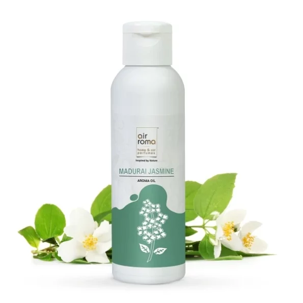 AIR-ROMA Pure, Natural and Undiluted Aroma Diffuser Oil (100ml, Madurai Jasmine) Home Fragrance, Aromatherapy, Helps in Concentration & Meditation, Herbkart8t751ZsSi8NfQL.webp, Herbkart8t751ZsSi8NfQL