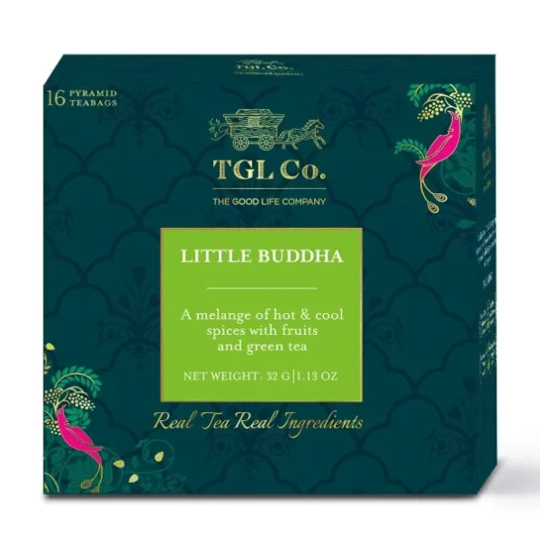 TGL Co. The Good Life Company Little Buddha Green Tea, 16 Tea Bags, Herbkart8t761MSflkq5eL.webp, Herbkart8t761MSflkq5eL