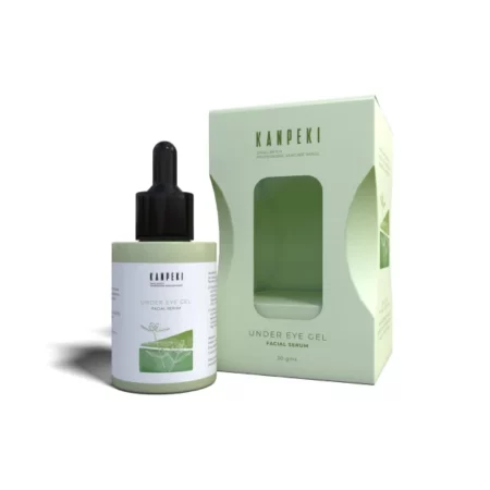 Kanpeki Under Eye Gel | Reduces Dark Circles, Puffiness & Counteracts Glycation | Enriched with Vitamin E, Antioxidants, Hemidesmosome Indicus & Aloe Vera Extracts | Japanese Skin Care Product