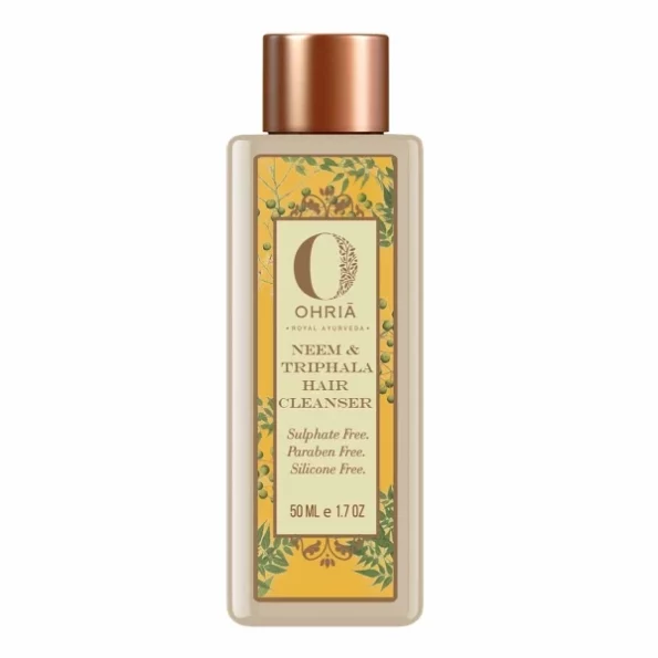 Ohria Ayurveda Neem & Triphala Hair Cleanser, Paraben Free, Silicon Free & Sulphate Free - 50ml, Herbkart8t751YVzFg3ryL.webp, Herbkart8t751YVzFg3ryL