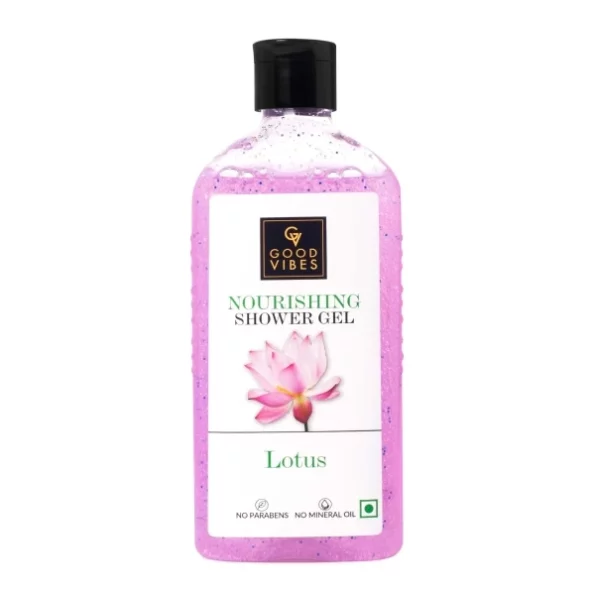 Good Vibes Lotus Nourishing Shower Gel, 300 ml, Herbkart8t7613FWzoC0-L.webp, Herbkart8t7613FWzoC0 L