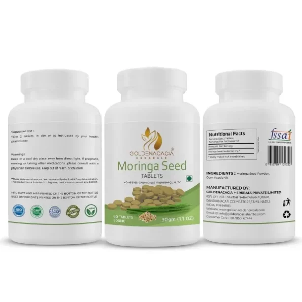 Goldenacacia Herrbals Moringa Seed 500mg Tablet (240), Herbkart8t781Es0tlp5uL.webp, Herbkart8t781Es0tlp5uL