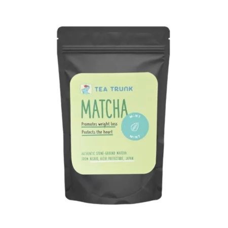 Tea Trunk Mint Matcha Green Tea | Pure Ceremonial Grade Japanese Matcha | Pre Workout | Authentic & Premium Matcha Tea Power | Immunity Booster | Improve Metabolism & Focus | Detox Drink | No Additives - 30 grams