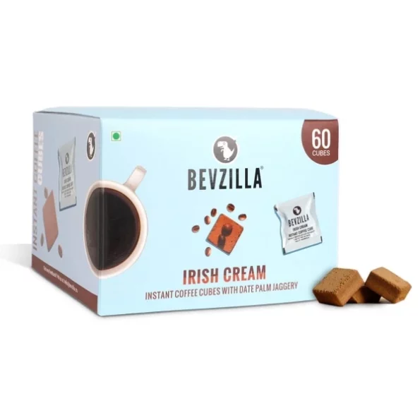 Bevzilla 60 Instant Coffee Cubes Pack with Organic Date Palm Jaggery (Irish Cream) (60 Pack), Herbkart8t751AC7Diq5LL.webp, Herbkart8t751AC7Diq5LL