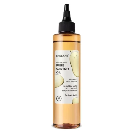 BRILLARE Pure Castor Oil for Hair Growth, 200ml
