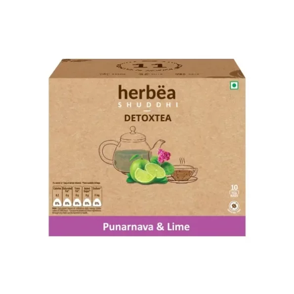 Herbea Detoxtea Lemon Herbal Infusion Tea Bags Box (10 Bags), Herbkart8t761R2nzVOCTL.webp, Herbkart8t761R2nzVOCTL