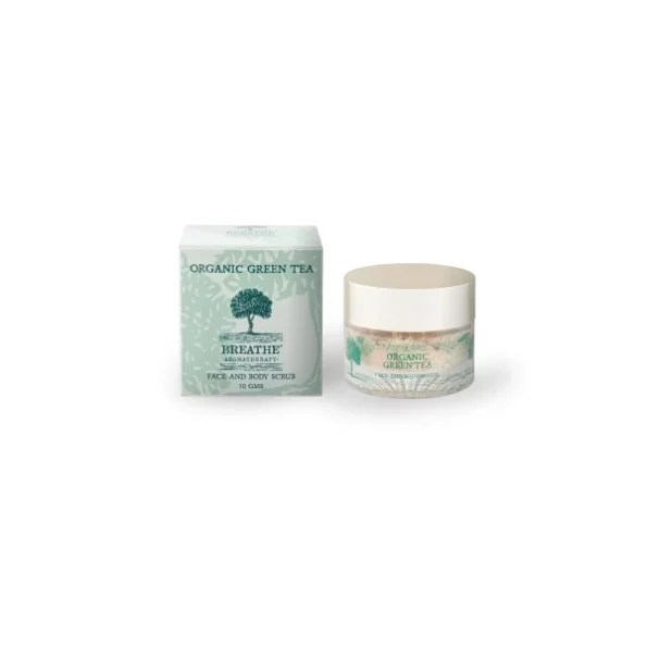 Breathe Aromatherapy Green Tea Face & Body Scrub 50 gm, Herbkart8t7612Y5Sy20hpL.webp, Herbkart8t7612Y5Sy20hpL