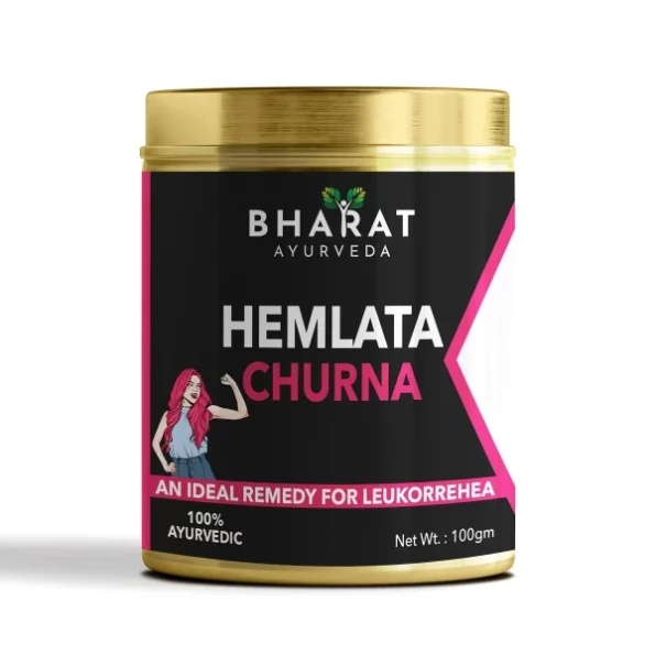 BHARAT AYURVEDA Hemlata Churna For White Discharge - 100 gm, Herbkart8t771qHtY4faDL.webp, Herbkart8t771qHtY4faDL