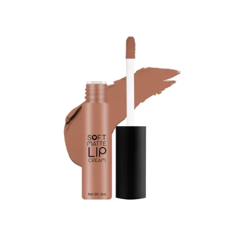Swiss Beauty Soft Matte Lip Cream Weightless Lipstick | Long Lasting Lipstick With Velvety Finish | Shade- Very Nude, 6ml