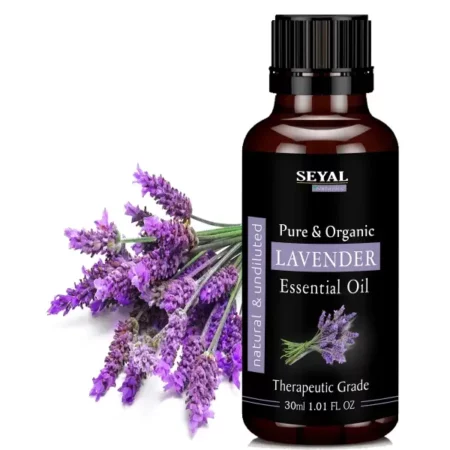 Seyal Lavender Essential Oil Pure & Organic Therapeutic Grade Undiluted For Skin, Hair, Aroma (30Ml)