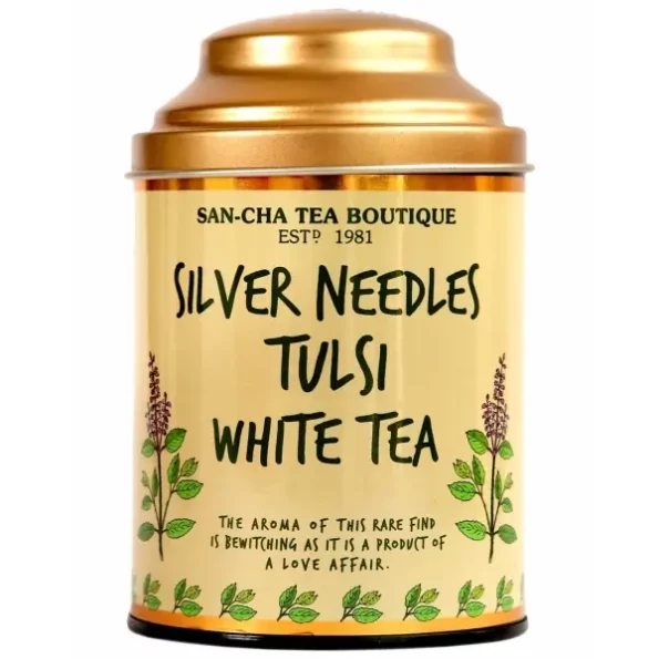 Sancha Tea Boutique Tulsi White Tea (75X3 Cups) available on Herbkart