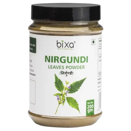 Bixa Botanical Nirgundi Leaf Powder(Vitex Negundo) 200 Gm | Supports Joint And Bone Health