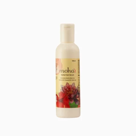 moha: Herbal Hair Serum for Strong, Tangle Free & Frizz-Free Hair Unisex serum with Hibiscus Flaxseed Water lily - 30 ml(Pack of 1)