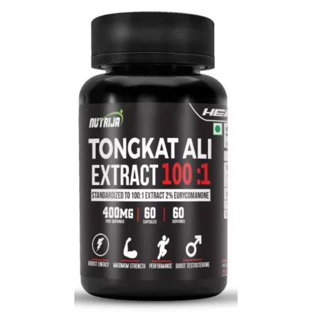 NutriJa Tongkat Ali Extract 400mg Capsules, (60 Capsules)