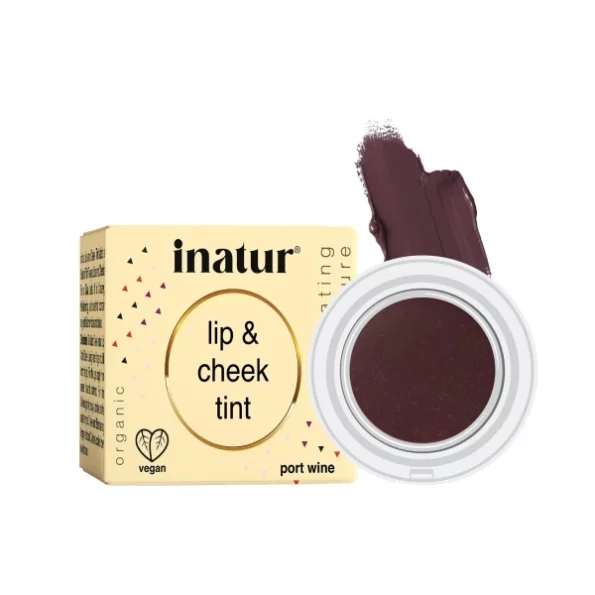 inatur Port Wine Lip & Cheek Tint available on Herbkart