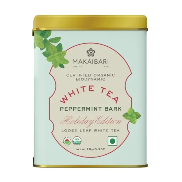 Makaibari Holiday Edition : White Peppermint Bark,Tin Caddy, 50Gram - Loose Leaves, Herbkart8t771UGj1Dl5zL.webp, Herbkart8t771UGj1Dl5zL