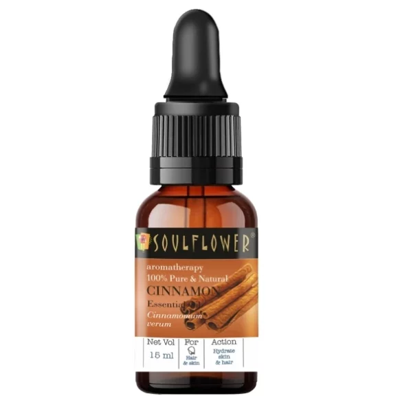 Soulflower Cinnamon Essential Oil, 15ml, Herbkart8t7710fbfB02rL.webp, Herbkart8t7710fbfB02rL