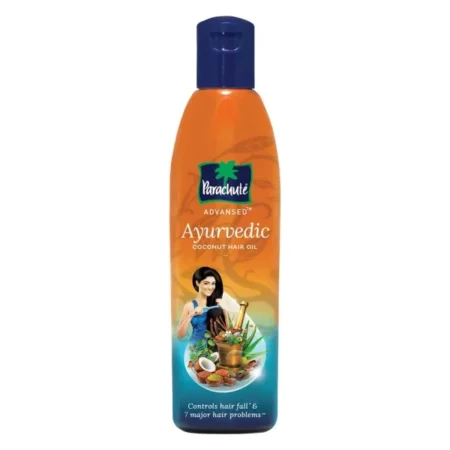 Parachute Advansed Ayurvedic Coconut Hair Oil, Controls Hairfall and 7 Major Hair Problems,95 ml
