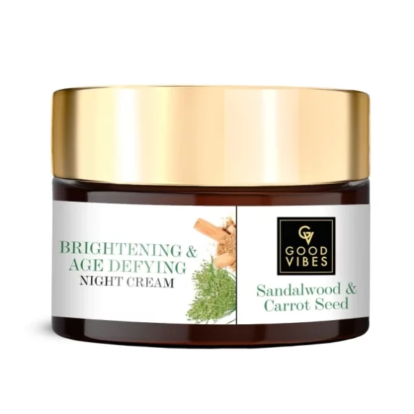 Good Vibes Sandalwood & Carrot Seed Night Cream, 50 g, Herbkart8t761ywK4vdn0L.webp, Herbkart8t761ywK4vdn0L