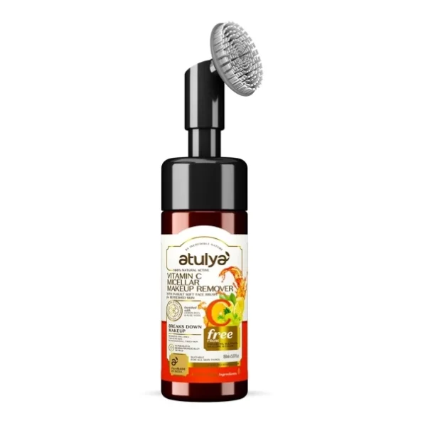 Atulya Vitamin C Micellar Makeup Remover with Foaming Brush - 150ml, Herbkart8t751y6AGI7OdL.webp, Herbkart8t751y6AGI7OdL