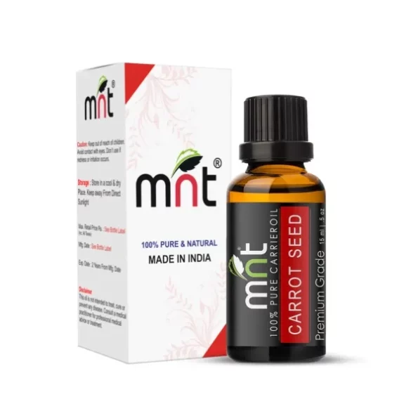 MNT Carrot Seed Essential Oil 100% Pure Natural & Therapeutic Grade For Aromatherapy, Skin, Acne & Hair Growth (15ML), Herbkart8t761fbxUWmYxL.webp,