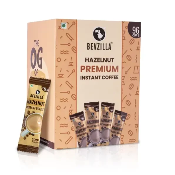 Bevzilla 96 Instant Coffee Powder Sachets (Hazelnut) - 192 Grams, Herbkart8t771e3m20pGHHL.webp, Herbkart8t771e3m20pGHHL