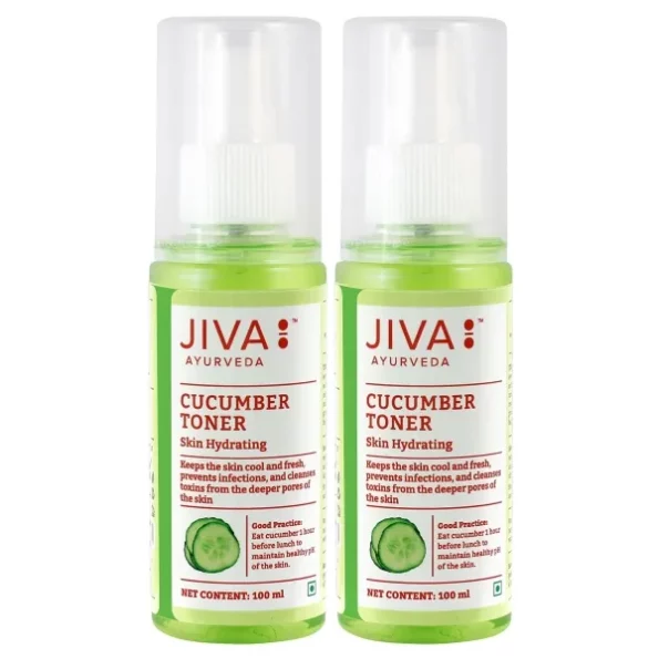 Jiva Ayurveda Cucumber Toner 100Ml available on Herbkart