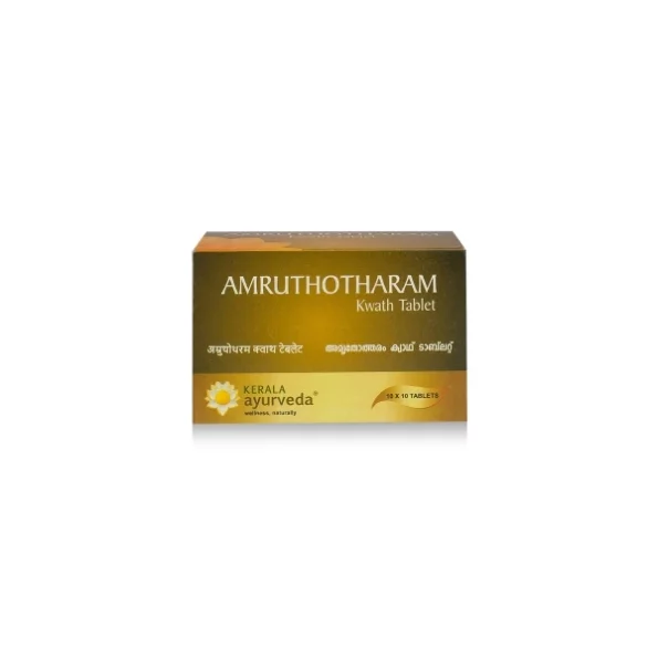 Kerala Ayurveda Amruthotharam Kwath Tablet 100 Nos, Herbkart8t771w4mpAGMqL.webp, Herbkart8t771w4mpAGMqL