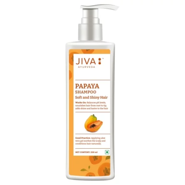 Jiva Papaya Shampoo - 200 Ml available on Herbkart