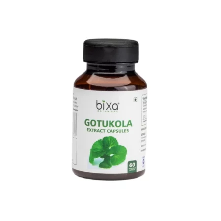 Bixa Botanical Gotu Kola/Mandukparni/Centella Asiatica Extract 30% Saponins (450Mg) 60 Veg Capsules