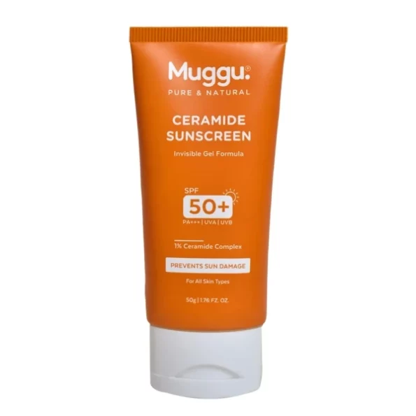 Muggu Skincare Ceramide Sunscreen SPF 50 PA +++ - 50 gm, Herbkart8t751sFLfyOCHL.webp, Herbkart8t751sFLfyOCHL