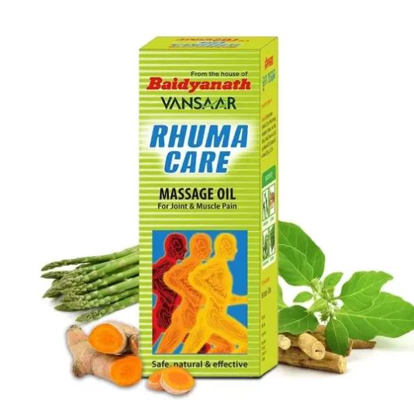 Vansaar Rhuma Care Massage Oil - 100 ml available on Herbkart