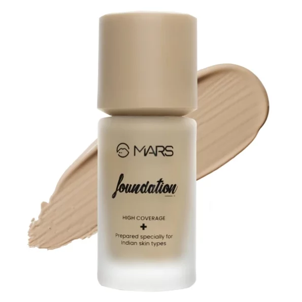 MARS High Coverage Liquid Matte Foundation (40ml) (SHADE - 04) available on Herbkart