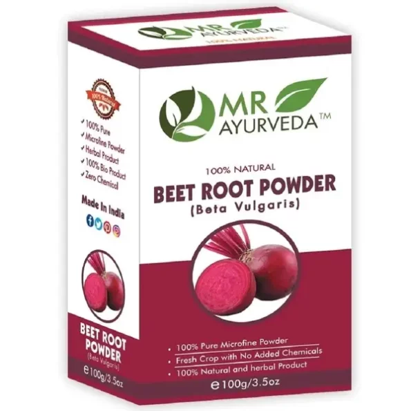 MR Ayurveda 100% Organic BeetRoot Powder, 100 Grams, Herbkart8t761VRnu4NdJL.webp, Herbkart8t761VRnu4NdJL