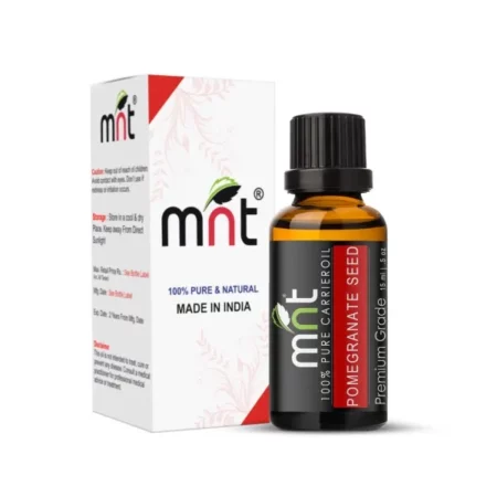 MNT Pomegranate Seed Carrier Oil 100% Pure Natural & Undiluted For Hair Growth, Face & Skin Moisturizer (15ML)