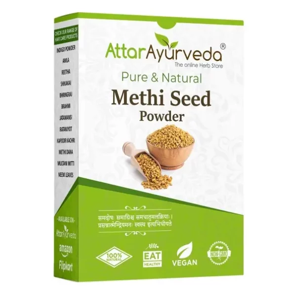 Attar Ayurveda Methi Seed Powder For Hair Growth - 200 g Fenugreek Powder, Herbkart8t761H20ZQN3JqL.webp, Herbkart8t761H20ZQN3JqL