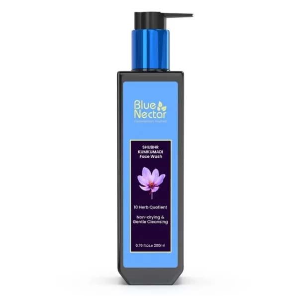 Blue Nectar Kumkumadi Brightening Face Wash (200 ml), Herbkart8t751noOnie1rL.webp, Herbkart8t751noOnie1rL