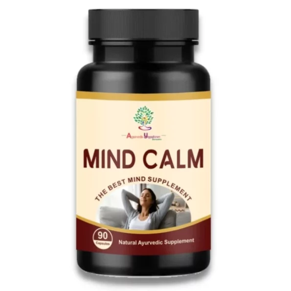 Ayurveda Yogashram Mind Calm Ayurvedic Capsule - 90 Capsules, Herbkart8t751QKT-9Y2ZL.webp, Herbkart8t751QKT 9Y2ZL