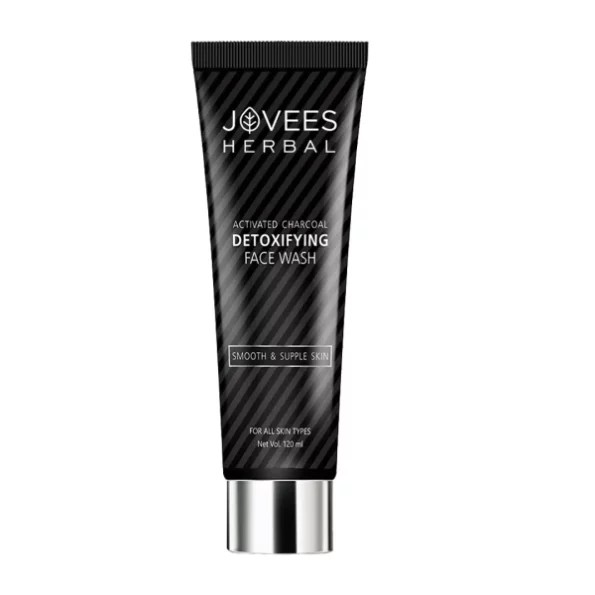 Jovees Herbal Activated Charcoal Detoxifying Face Wash 120 ML, Herbkart8t751sQXs46aDL.webp, Herbkart8t751sQXs46aDL