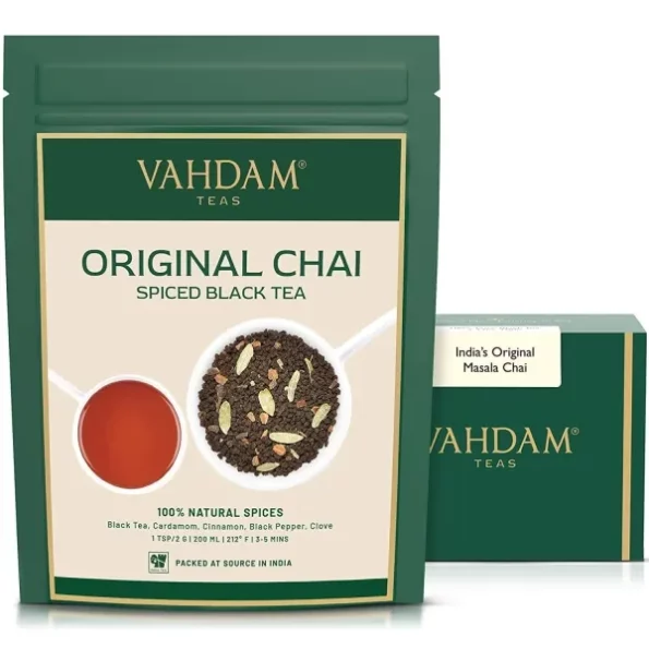 VAHDAM, India's Original Masala Chai Tea Loose Leaf (50 Cups/100g), Herbkart8t771uxiSKKyqL.webp,