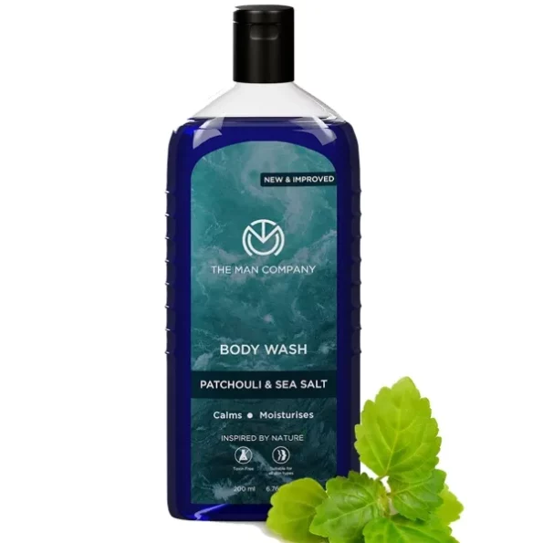 The Man Company Patchouli & Sea Salt Perfumed Body Wash For Men - 200 Ml, Herbkart8t771iyaQ6y0FL.webp, Herbkart8t771iyaQ6y0FL