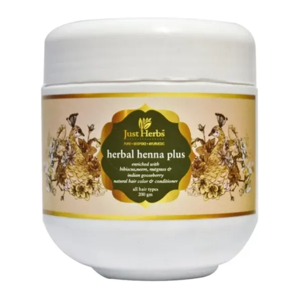 Just Herbs Herbal Henna Plus, 100% Natural, Henna Powder for Hair, Organic & Chemical Free - 200 gm, Herbkart8t761Chj7SbXoL.webp, Herbkart8t761Chj7SbXoL