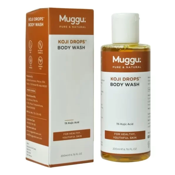 Muggu Skincare Koji Drops Body Wash with Kojic Acid - 200ml, Herbkart8t761UtClSh-jL.webp, Herbkart8t761UtClSh jL