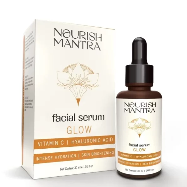 Nourish Mantra Glow Serum, Face Serum, Vitamin C & Vitamin E - 30 ml, Herbkart8t761y8nNAYDpL.webp, Herbkart8t761y8nNAYDpL