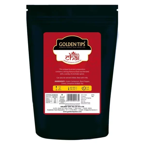 Golden Tips Healthy/ Natural and Organic Loose Leaves Masala Chai with Natural Spiced Tea (100 Gram, 50 cups), Herbkart8t771nCIS8mDvL.webp, Herbkart8t771nCIS8mDvL