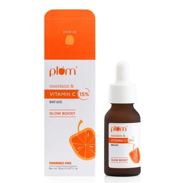 Plum 15% Vitamin C Face Serum 20 ml available on Herbkart