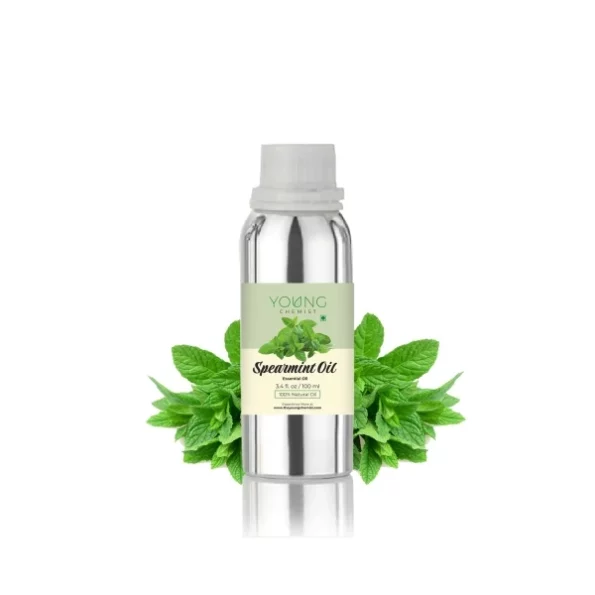 Young Chemist Spearmint Essential Oil - 100ml | Premium, Potent Oil for Stress Relief, Skin Care & Natural Remedies | Versatile Use in Home Care, Aromatherapy, and Cosmetic Preparations, Herbkart8t761IH71NwySL.webp, Herbkart8t761IH71NwySL