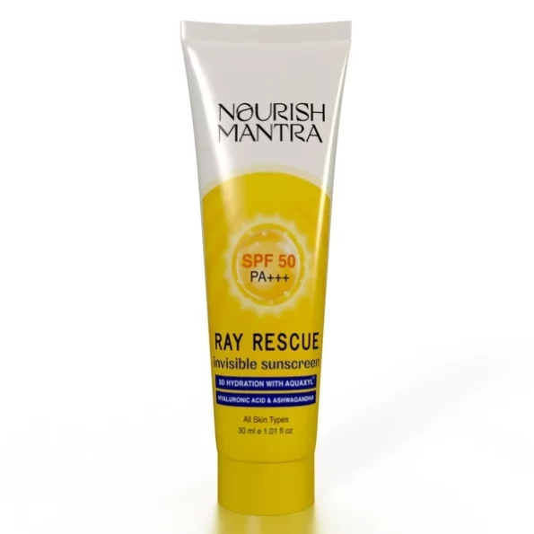 NOURISH MANTRA Ray Rescue Sunscreen/Sunscreen Spf 50 30Ml, Herbkart8t761QeJK5oscL.webp, Herbkart8t761QeJK5oscL