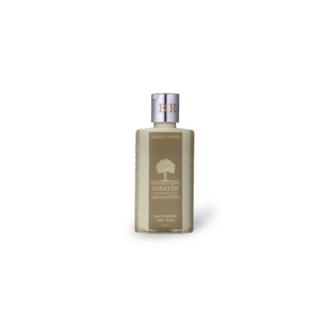 Breathe Aromatherapy Sacred Woods Body Wash | Indian Sandalwood, Indonesian Patchouli & Cedarwood| Suitable for all skin types | Beneficial for normal to oily skin | Cleanses & rejuvenates the skin | SLES FREE | 250 ml