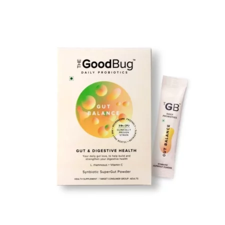 The Good Bug Gut Balance SuperGut Stick for Gut Health, Strong Digestion & Immunity, Probiotics + Inulin + Vitamin C, 15 Days Pack